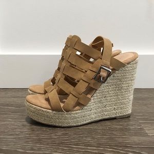 Forever 21 Caged Espadrille Wedges